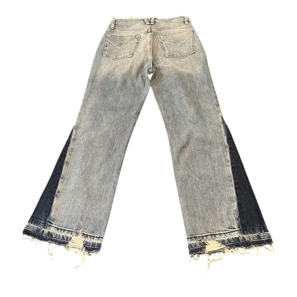 Hudson Faye Hrm Women's Wide-Leg Distressed Jeans Medium Blue Size M - Picture 8 of 15
